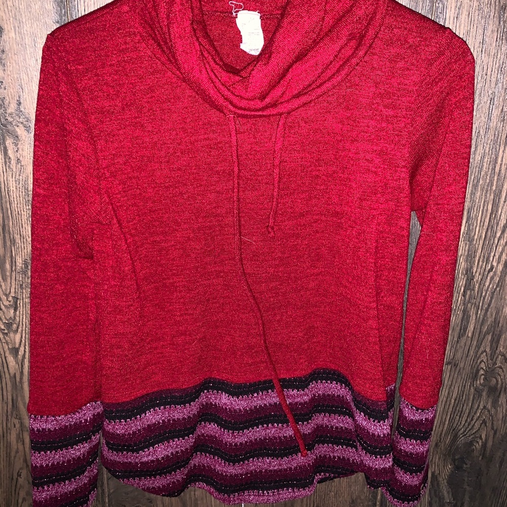 Boutique burgundy long sleeve